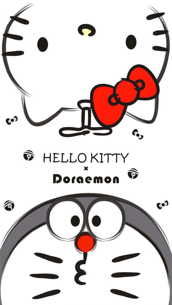 Doraemon Bersama Hello Kitty