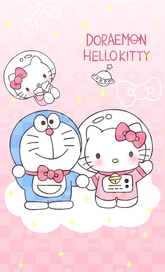 Doraemon dan Hello Kitty
