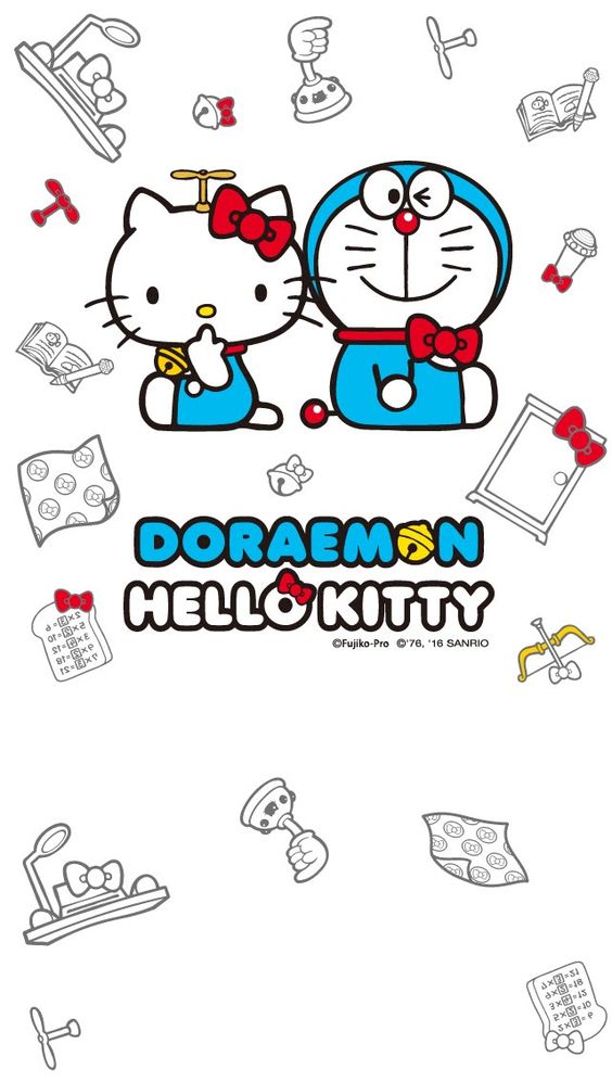 Hello Kitty dan Doraemon