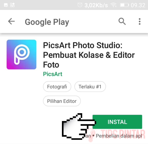 Install PicsArt