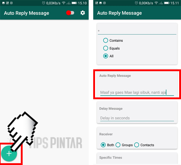 Cara Membalas Pesan WhatsApp Otomatis