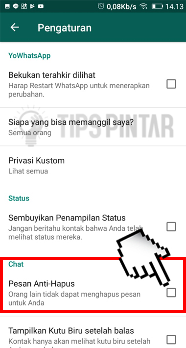 Cara Agar Chat WhatsApp Tidak Bisa Dihapus Oleh Pengirim