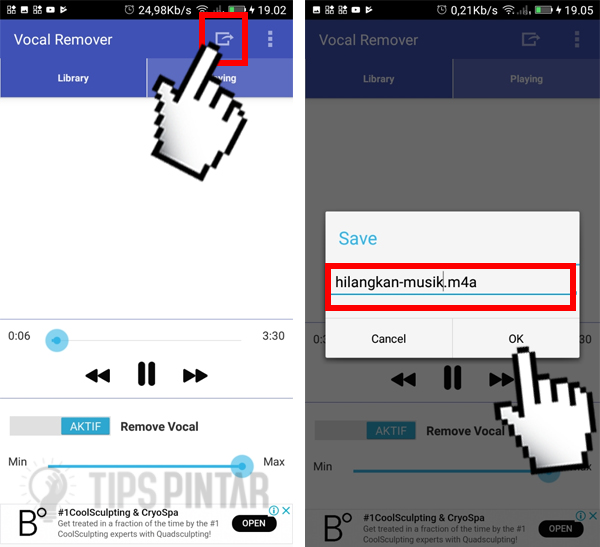 Cara Menghapus Musik pada Lagu di Android