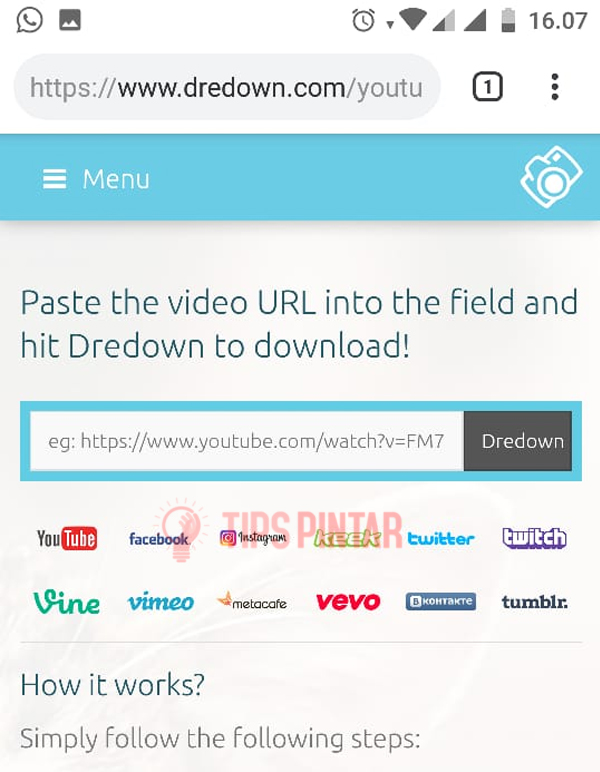 Buka Situs DreDown