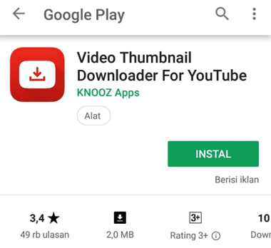 Cara Download Thumbnail YouTube Orang Lain