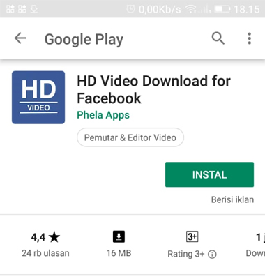 Cara Download Video Facebook di Smartphone dan PC