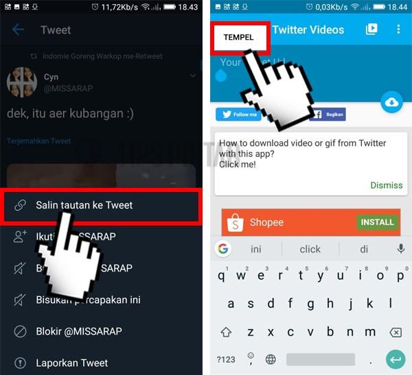 Cara Download Video Twitter di Smartphone dan PC
