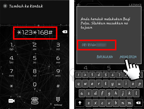 Cara transfer kuota telkomsel ke operator lain