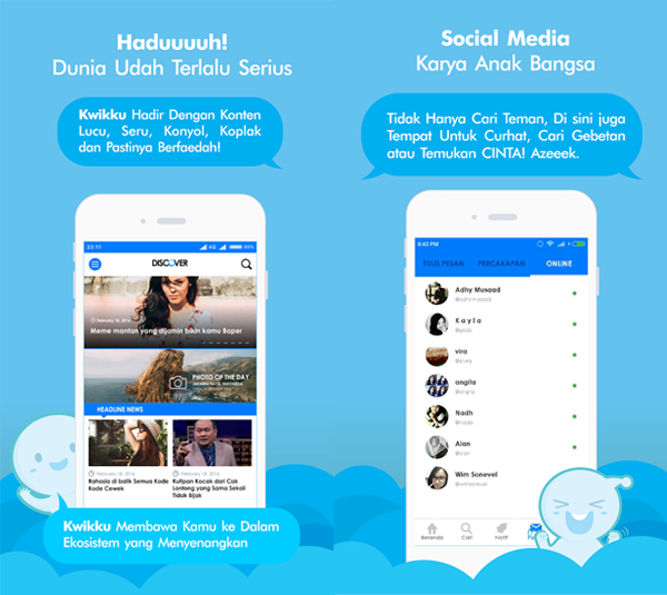 Aplikasi Media Sosial Buatan Indonesia