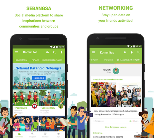 Aplikasi Media Sosial Buatan Indonesia
