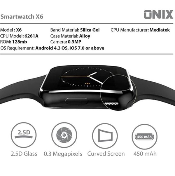 Onix Smartwatch X6