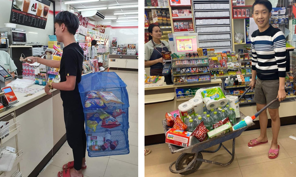 Kelakuan Kocak Warga Thailand Saat Belanja