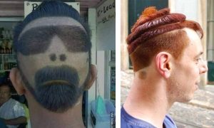 Potret Model Rambut Paling Kocak