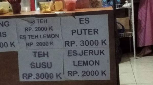 Tulisan Pedagang yang Bikin Kita Jadi Mikir Keras