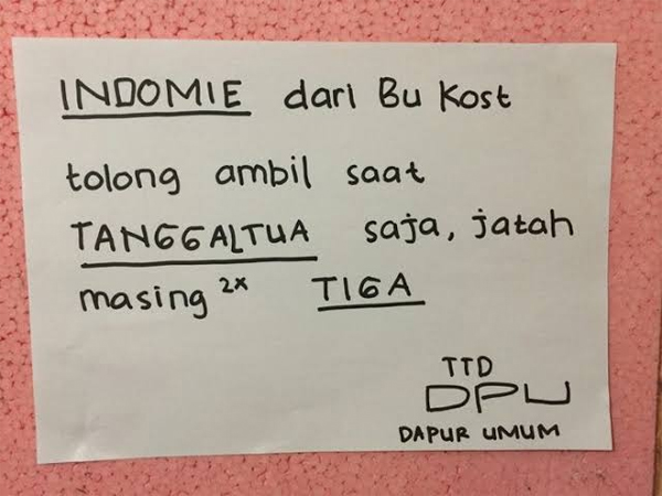 Kumpulan Tulisan Anak Kost