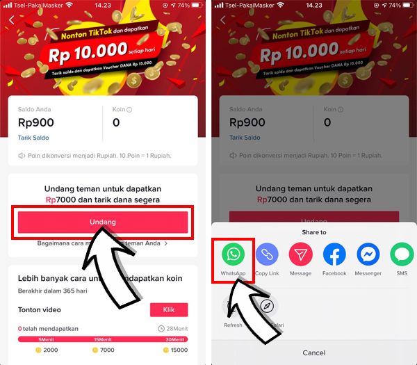 Cara Mendapatkan Uang dari TikTok