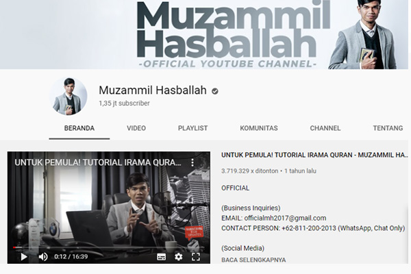 10 Channel YouTube Dakwah Terbaik di Bulan Ramadhan