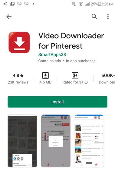 Cara Download Video Pinterest