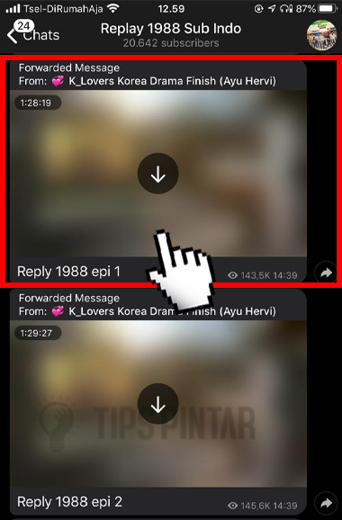 Cara Menonton Drama Korea di Telegram