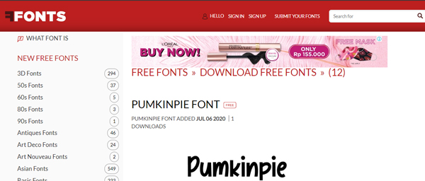 Situs Download Font Terlengkap