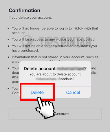 Cara Menghapus Akun TikTok