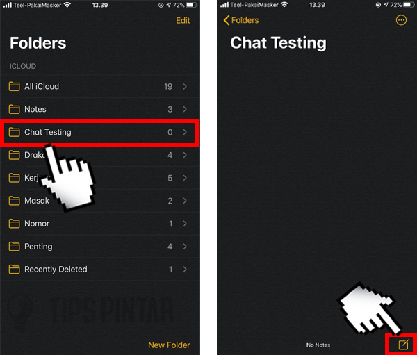 Trik Chattingan Lewat Noted di iPhone