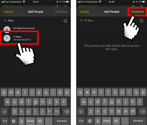 Trik Chattingan Lewat Noted di iPhone