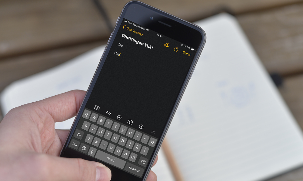 Trik Chattingan Lewat Noted di iPhone