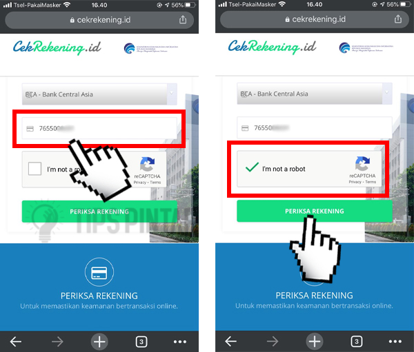 Cara Mengecek Nomor Rekening Penipuan