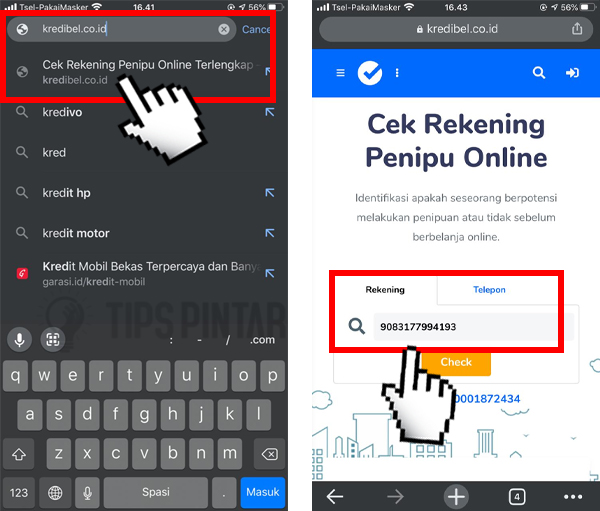 Cara Mengecek Nomor Rekening Penipuan