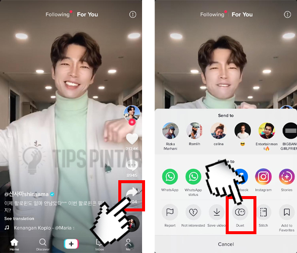 Cara Menggabungkan Video di TikTok