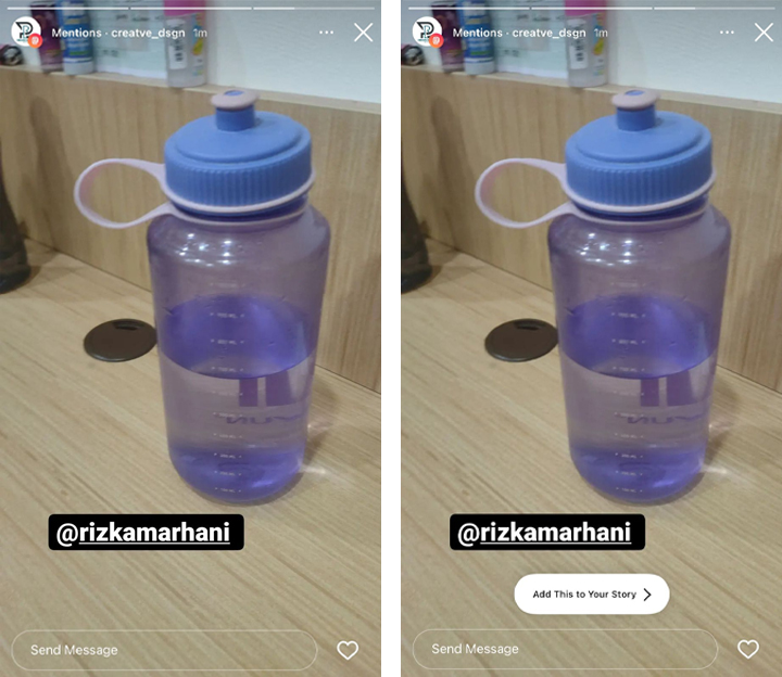 Cara Memunculkan Tombol Repost Story Instagram