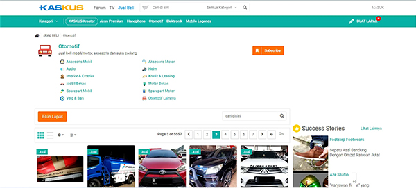 Aplikasi KASKUS Jual Beli