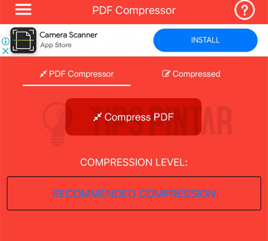 Klik Compress PDF