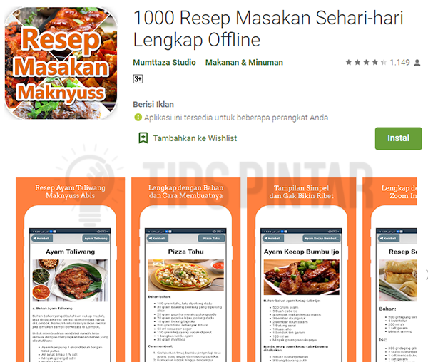 1000 Resep Masakan Sehari-hari