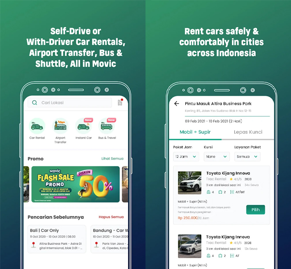Aplikasi Sewa Mobil Online