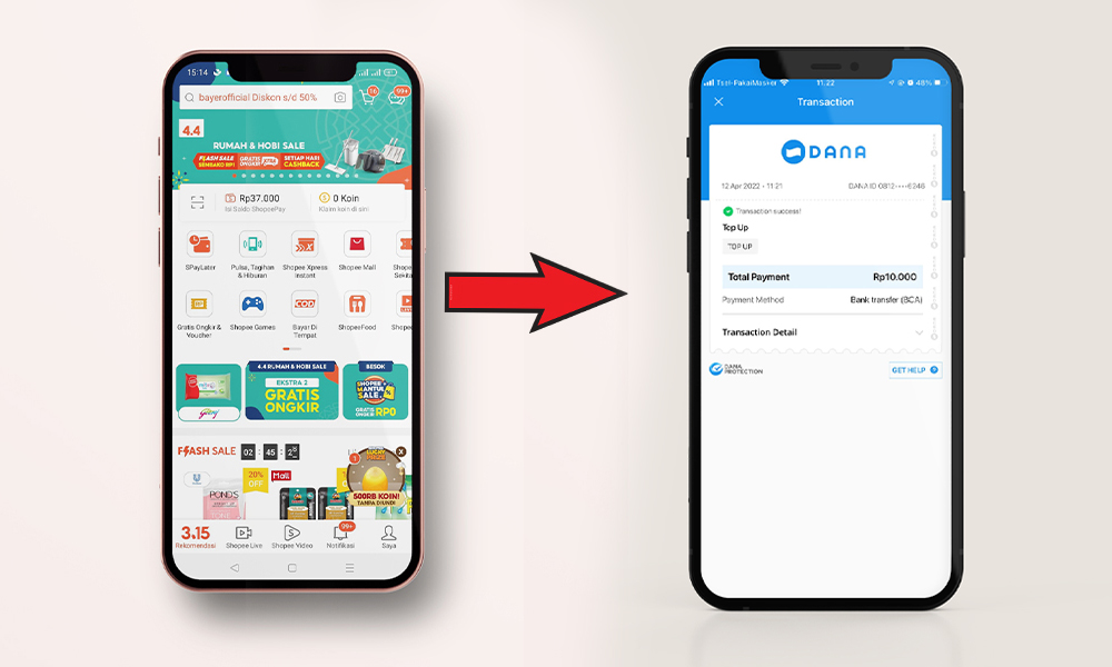 Cara Transfer ShopeePay ke GoPay