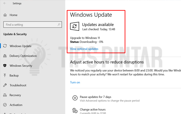 Tunggu Proses Download Windows 11