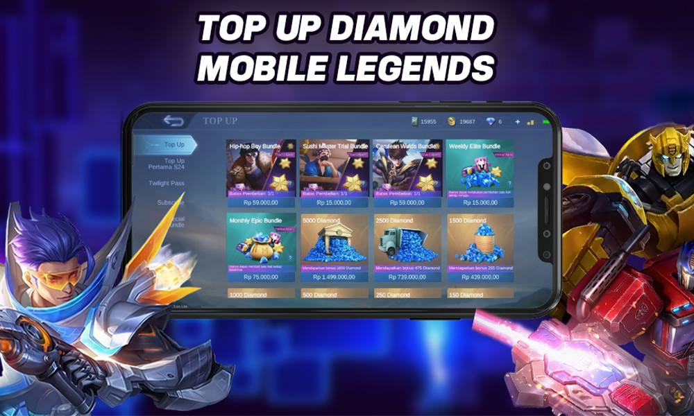Cara Top Up Mobile Legends