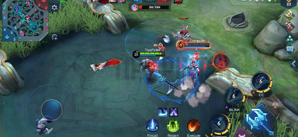 Serang Lawan dengan Spam Skill
