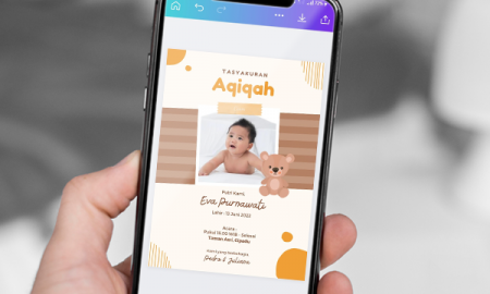 Cara Membuat Undangan Aqiqah