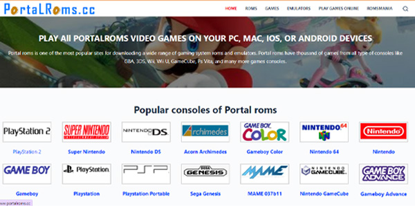 Cara Download Game PS2 Melalui Situs PortalRoms