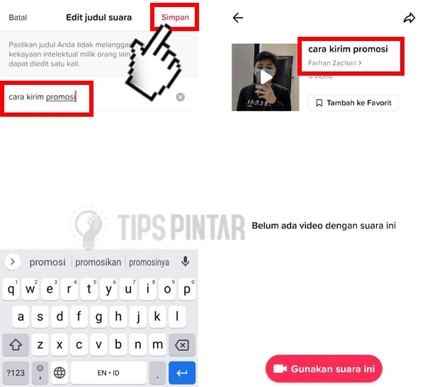 Cara Membuat Sound di TikTok Sendiri