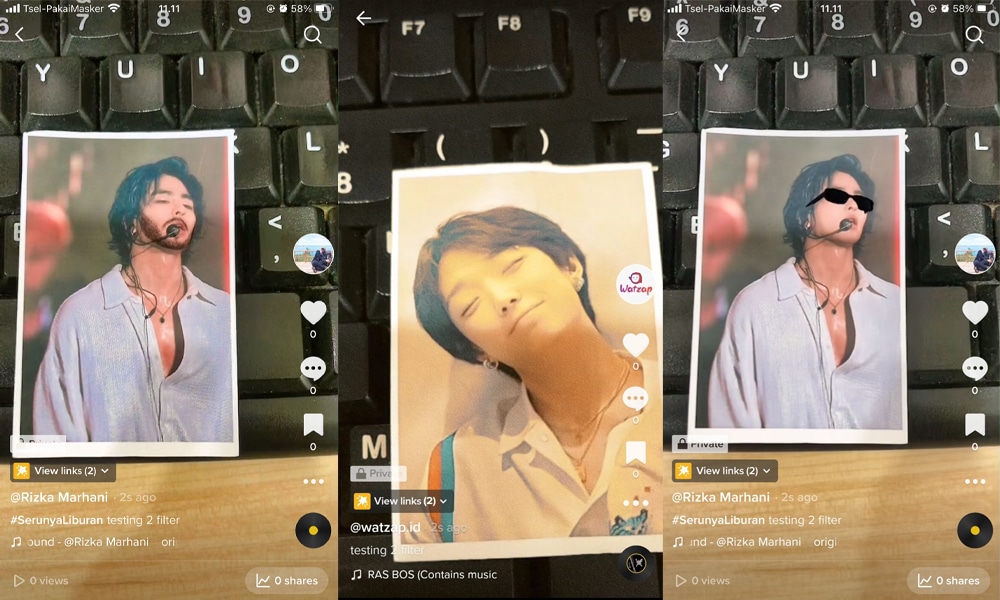 Cara Pakai Dua Efek di TikTok