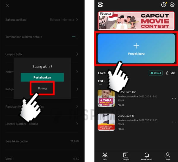 Cara Menghilangkan Watermark CapCut
