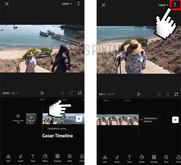 Cara Menghilangkan Watermark CapCut