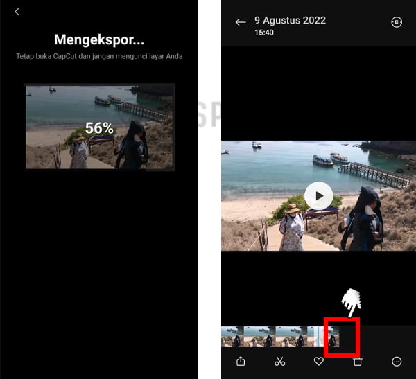 Cara Menghilangkan Watermark CapCut