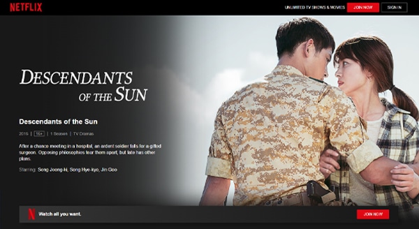 Serial Netflix Romance