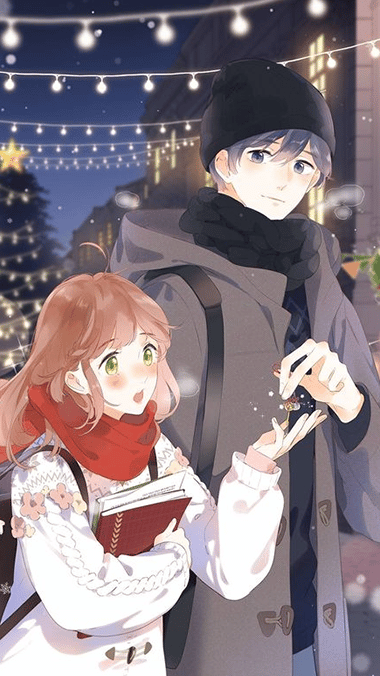 Couple Anime Christmas