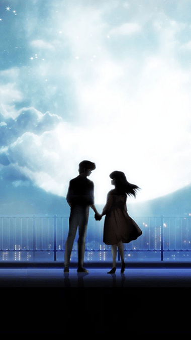 Couple Anime - Love on The Breadge
